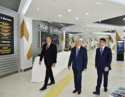 Prezident İlham Əliyev 5 saylı Bakı "ASAN xidmət" mərkəzinin açılışında - YENİLƏNİB - FOTO