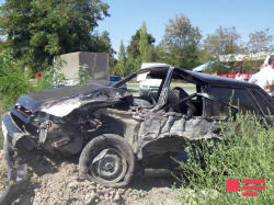 İki VAZ toqquşdu, 1 nəfər öldü, 2 nəfər xəsarət aldı - FOTO