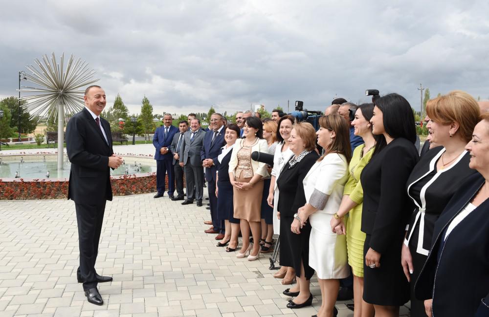 Prezident İlham Əliyev: "Biz istəmirik kimsə bizim işimizə qarışsın" - YENİLƏNİB - FOTO