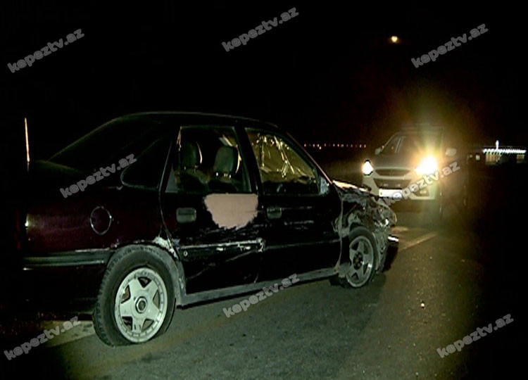 Yol qəzası baş verib, xəsarət alan var - FOTO