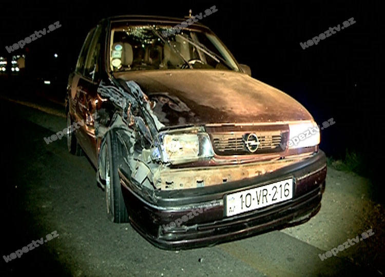 Yol qəzası baş verib, xəsarət alan var - FOTO