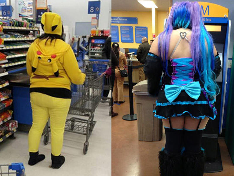 Marketlərdəki qəribə alıcılar - FOTO