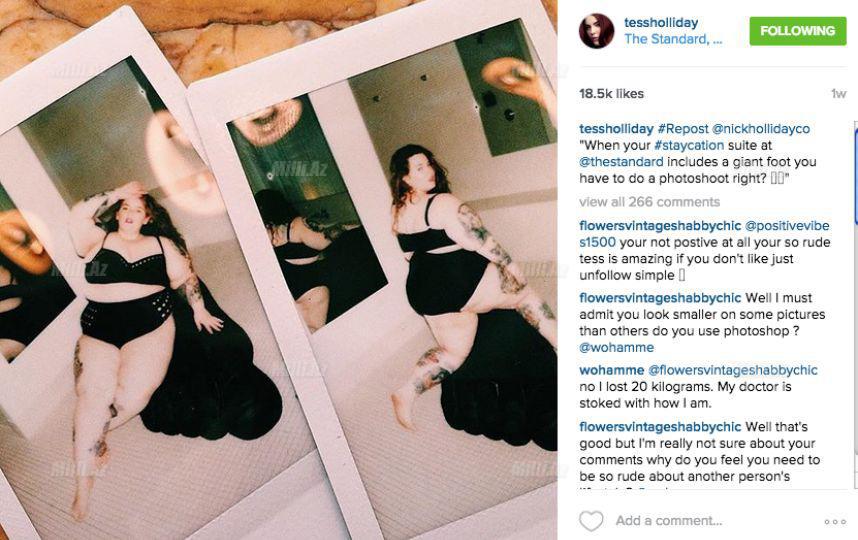 Ən kök model erotik reklama çəkildi - FOTO