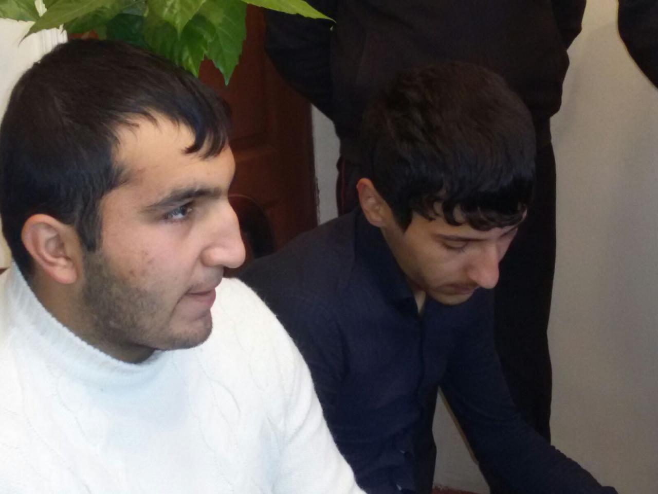 Bu iki nəfər printerlə ciblərə girdi - FOTO