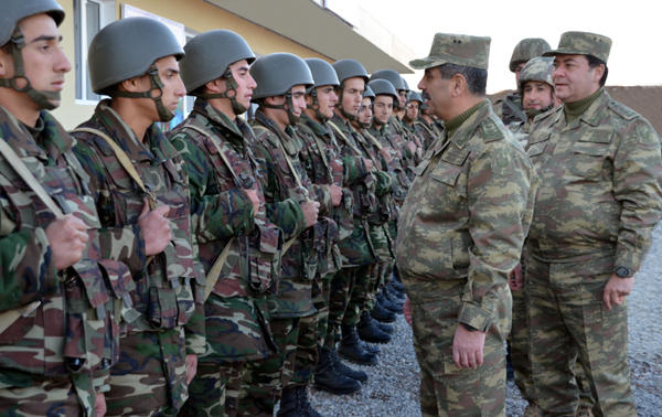 Zakir Həsənov cəbhə xəttində - FOTO