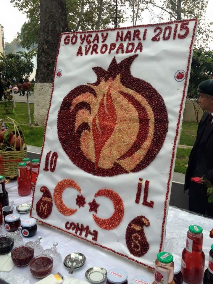 Göyçayda yubiley Nar bayramı - FOTO
