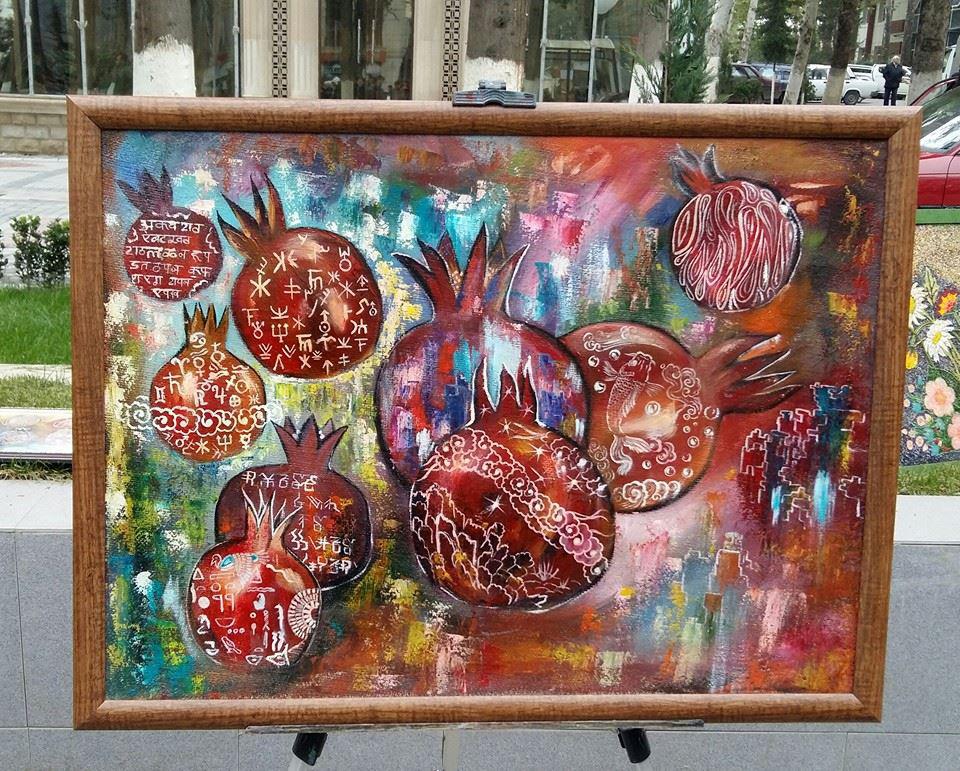 Göyçayda yubiley Nar bayramı - FOTO