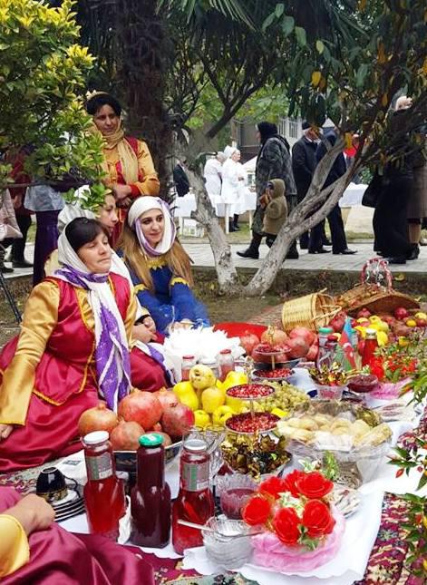 Göyçayda yubiley Nar bayramı - FOTO