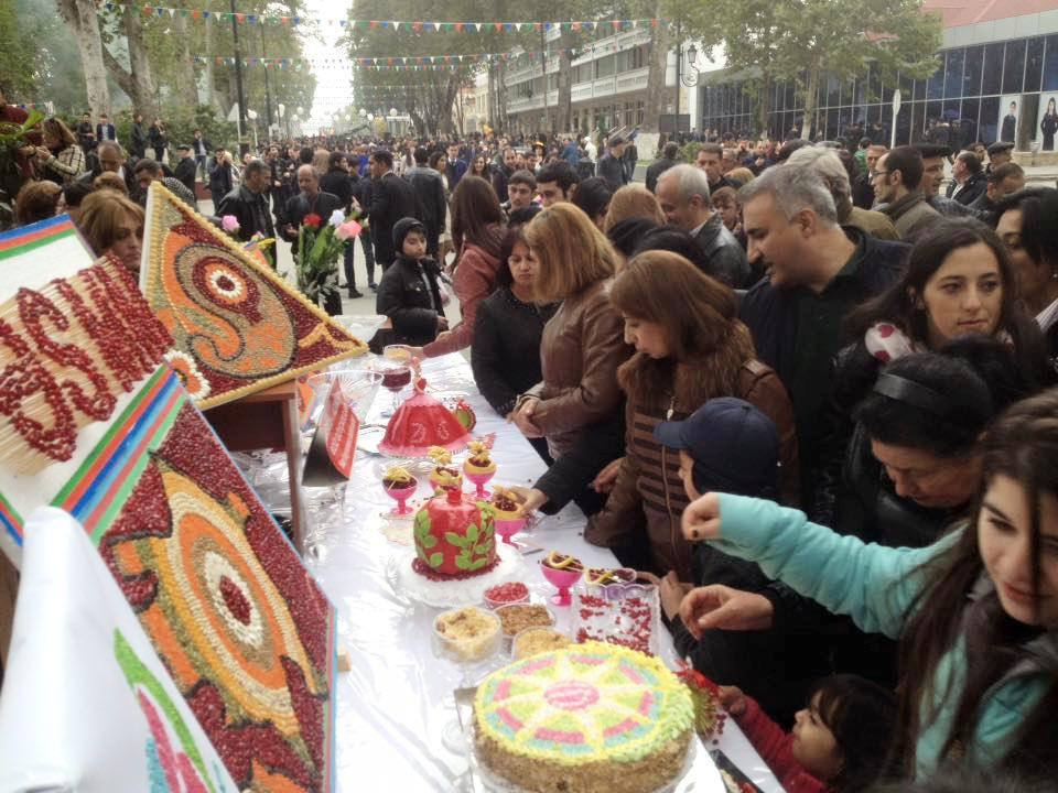 Göyçayda yubiley Nar bayramı - FOTO