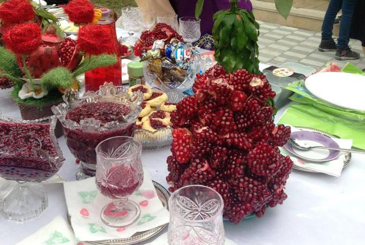 Göyçayda yubiley Nar bayramı - FOTO