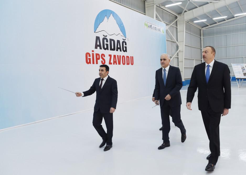 Prezident İlham Əliyev yeni zavodun açılışında iştirak edib - YENİLƏNİB - FOTO