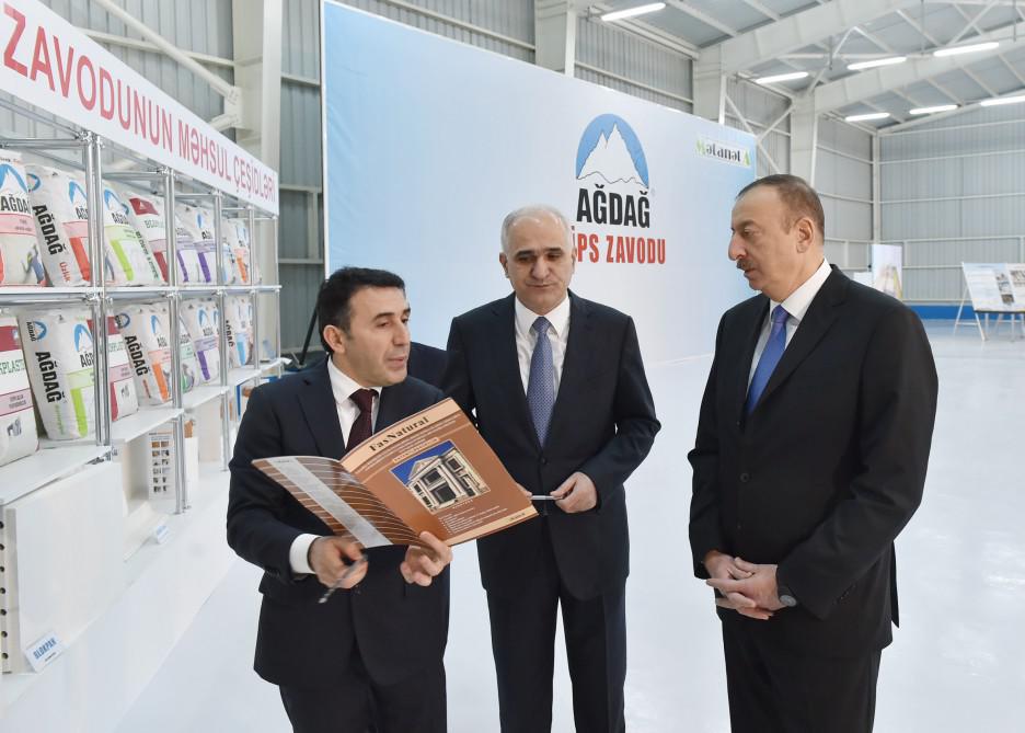 Prezident İlham Əliyev yeni zavodun açılışında iştirak edib - YENİLƏNİB - FOTO
