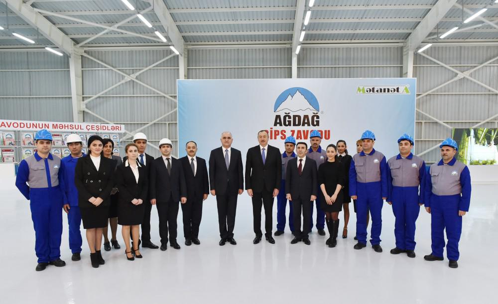 Prezident İlham Əliyev yeni zavodun açılışında iştirak edib - YENİLƏNİB - FOTO