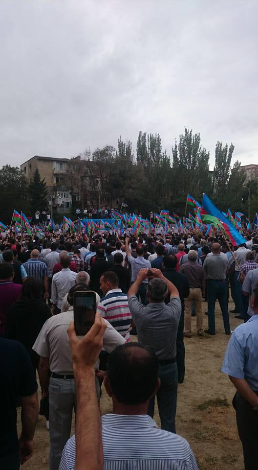 Müxalifətin "mitinq"i fiaskoya çevrildi - FOTO