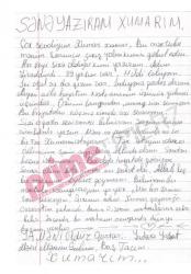 Evli kişidən Xumar Qədimovaya sevgi məktubu: "... cəsarətim çatmadı" - FOTO