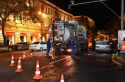 Bakının kanalizasiya xəttini robotlar təmizləyir - FOTO