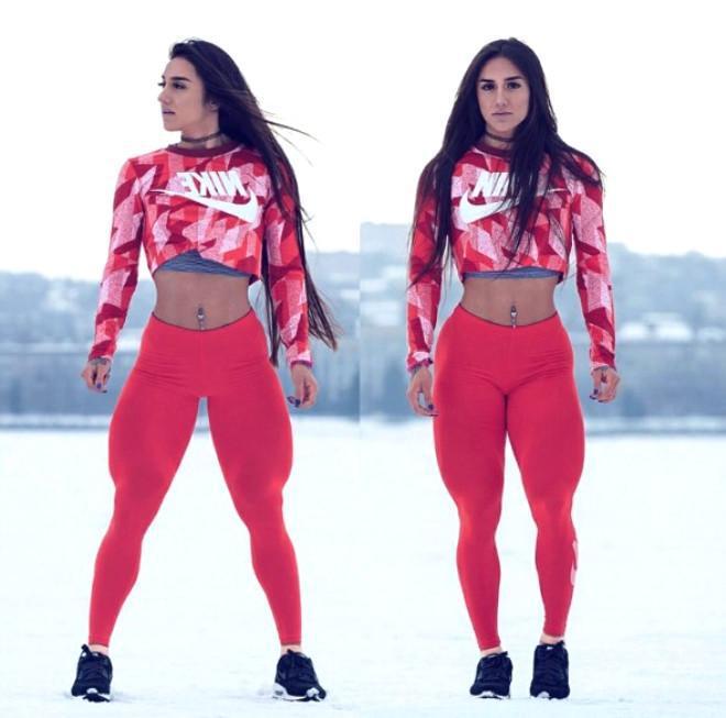 Bahar Nəbiyeva bədəni ilə hər kəsi heyrətləndirir - FOTO