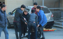 Tələbə övladlarının meyitlərinin arxasınca gələn valideynlər FƏRYAD QOPARDILAR - VİDEO - FOTO