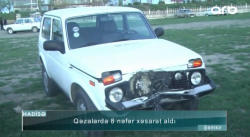 Şəmkir-Gədəbəy yolunda qəza: Xəsarət alanlar var - YENİLƏNİB - VİDEO - FOTO