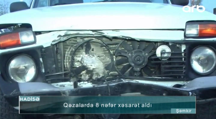 Şəmkir-Gədəbəy yolunda qəza: Xəsarət alanlar var - YENİLƏNİB - VİDEO - FOTO