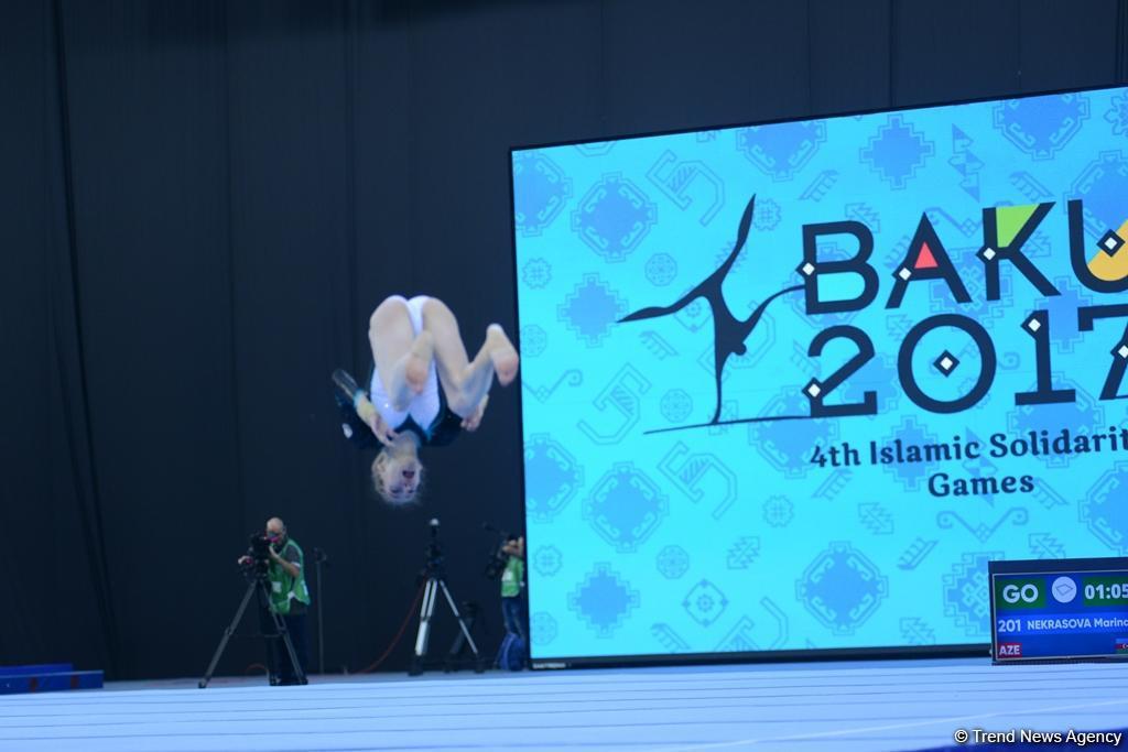 İdman gimnastikası üzrə Azərbaycan komandası İslamiadada qızıl medal qazandı - FOTO