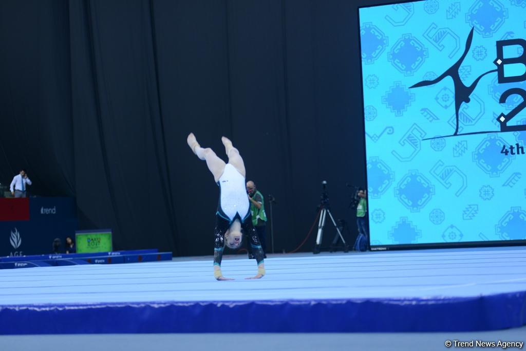 İdman gimnastikası üzrə Azərbaycan komandası İslamiadada qızıl medal qazandı - FOTO