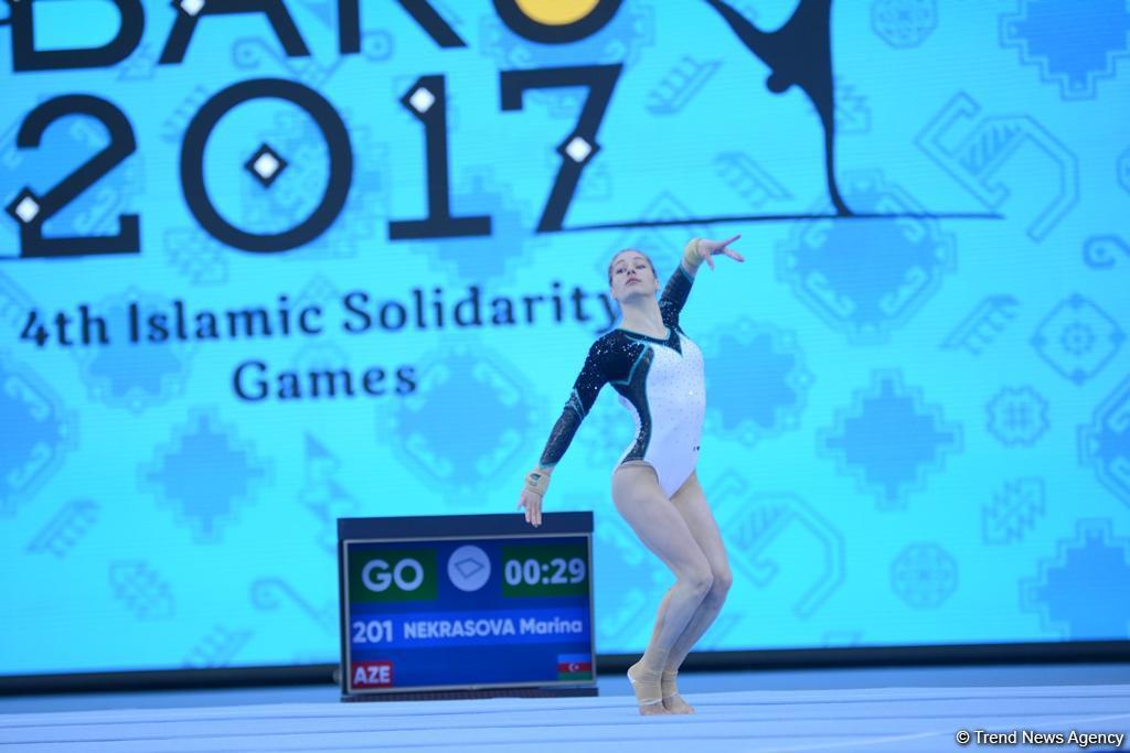 İdman gimnastikası üzrə Azərbaycan komandası İslamiadada qızıl medal qazandı - FOTO