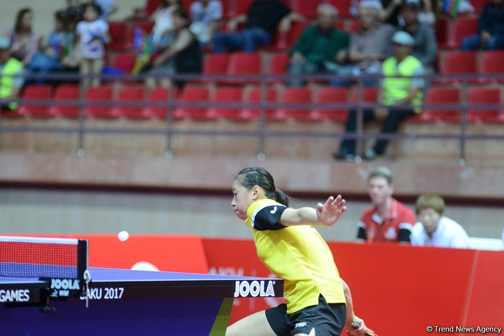 Bakıda stolüstü tennis üzrə yarışların finalı keçirilir - FOTO