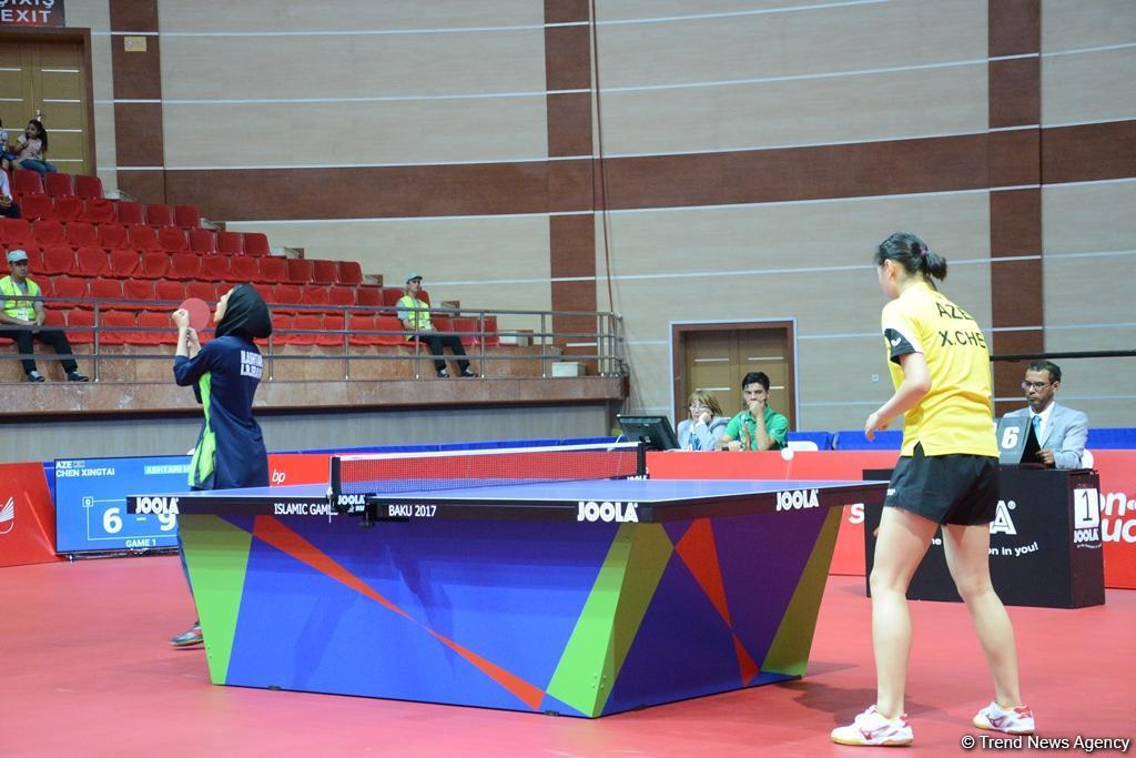 Bakıda stolüstü tennis üzrə yarışların finalı keçirilir - FOTO