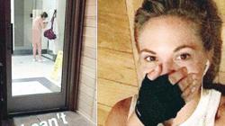 İdman zalında yaşlı qadının çılpaq şəklini çəkib, yaydı  - FOTO