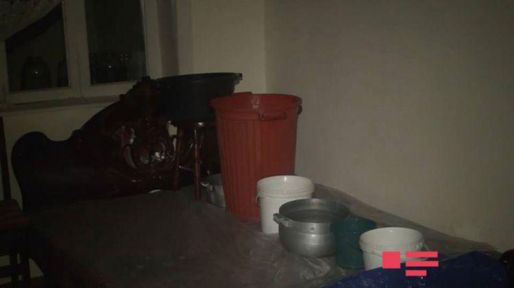 Tovuzda güclü yağış evlərə ziyan vurub - FOTO