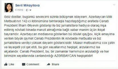 255 jurnalistə mənzil verildi - dünyaya Azərbaycan nümunəsi