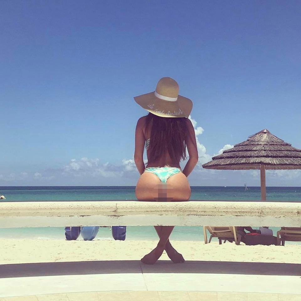 Ən cazibədar hava proqramı aparıcısı Baham adalarında heyran etdi - FOTO