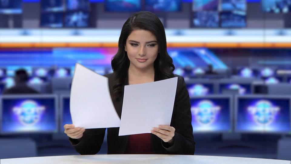 Mahir Mədətov cazibədar teleaparıcıya gül göndərdi - FOTOLAR