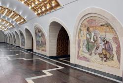 Metronun "Nizami" stansiyası yenilənmiş görkəmdə - FOTO
