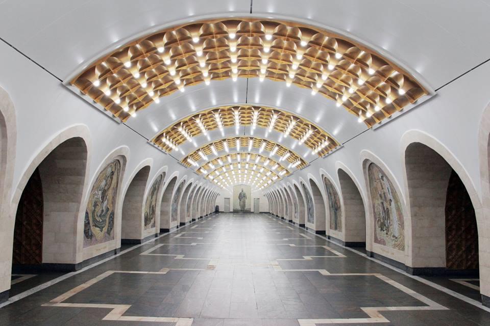 Metronun "Nizami" stansiyası yenilənmiş görkəmdə - FOTO