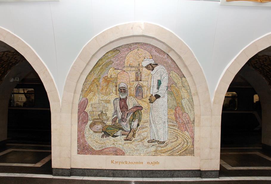 Metronun "Nizami" stansiyası yenilənmiş görkəmdə - FOTO