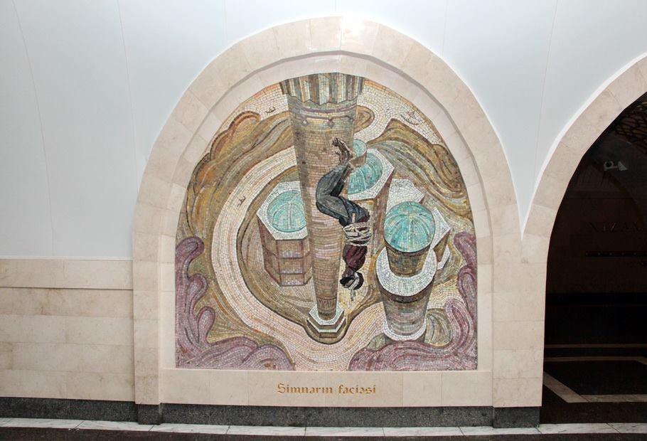 Metronun "Nizami" stansiyası yenilənmiş görkəmdə - FOTO