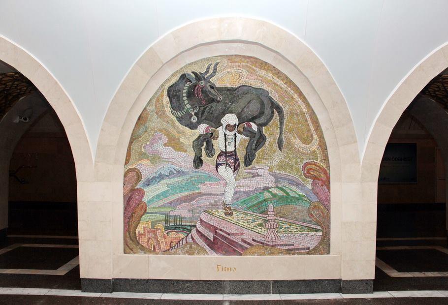 Metronun "Nizami" stansiyası yenilənmiş görkəmdə - FOTO
