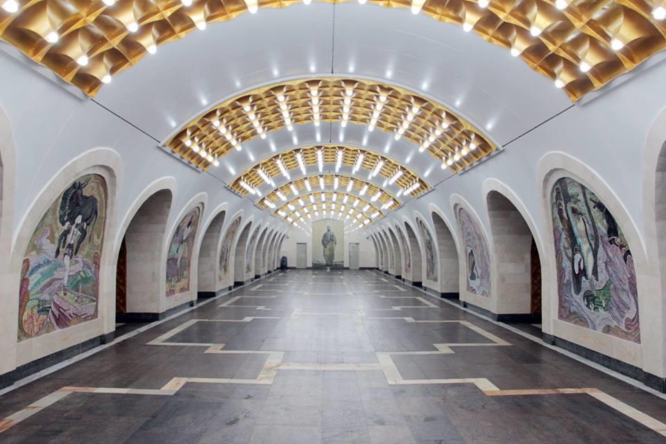 Metronun "Nizami" stansiyası yenilənmiş görkəmdə - FOTO