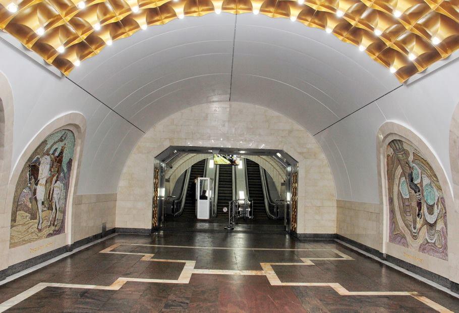 Metronun "Nizami" stansiyası yenilənmiş görkəmdə - FOTO