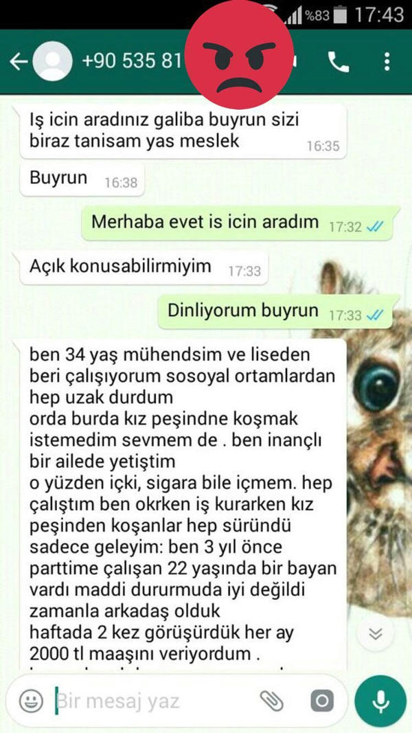 İş axtaran qız ona edilən təklifdən şok oldu: mesajı paylaşdı - FOTOFAKT