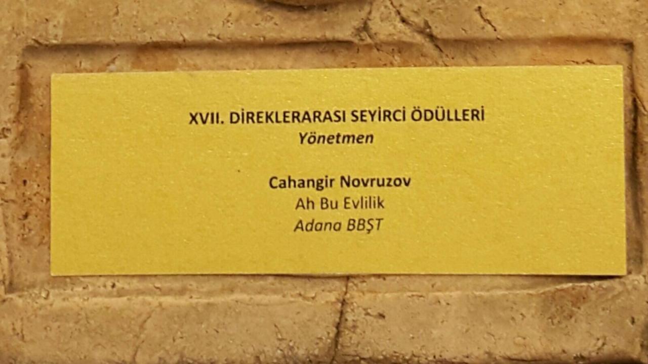 Cahangir Novruzov Türkiyədə ən yaxşı rejissor oldu - FOTO