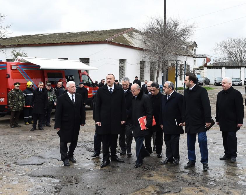 Prezident İlham Əliyev Narkoloji Mərkəzdəki yanğında həlak olanların ailə üzvlərinə və zərərçəkənlərə kömək göstərilməsi ilə bağlı göstərişlər verdi - FOTO