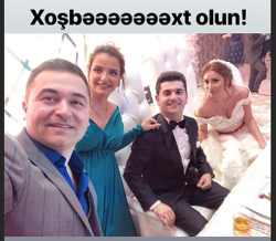 İlkin Həsəni həyat yoldaşı ilə dostunun toyunda - FOTO