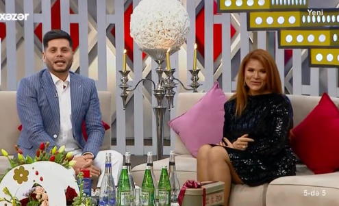 Xumar Qədimovanın qısa libası oturarkən ona çətin anlar yaşatdı - FOTO