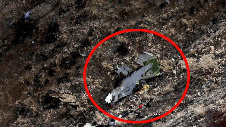 Türkiyəni sarsıdan təyyarə qəzasından dəhşətə gətirən görüntü - FOTO