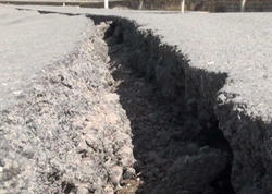 Muğanlı-İsmayıllı yolunun yeni çəkilən hissəsində SÜRÜŞMƏ - <span class="color_red">FOTO</span>