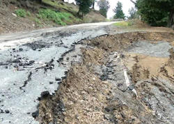 Bu ərazidə torpaq sürüşməsi baş VERDİ