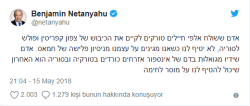 Ərdoğanın "əli fələstinlilərin qanına batıb" sözünə  Netanyahudan sərt cavab - FOTO